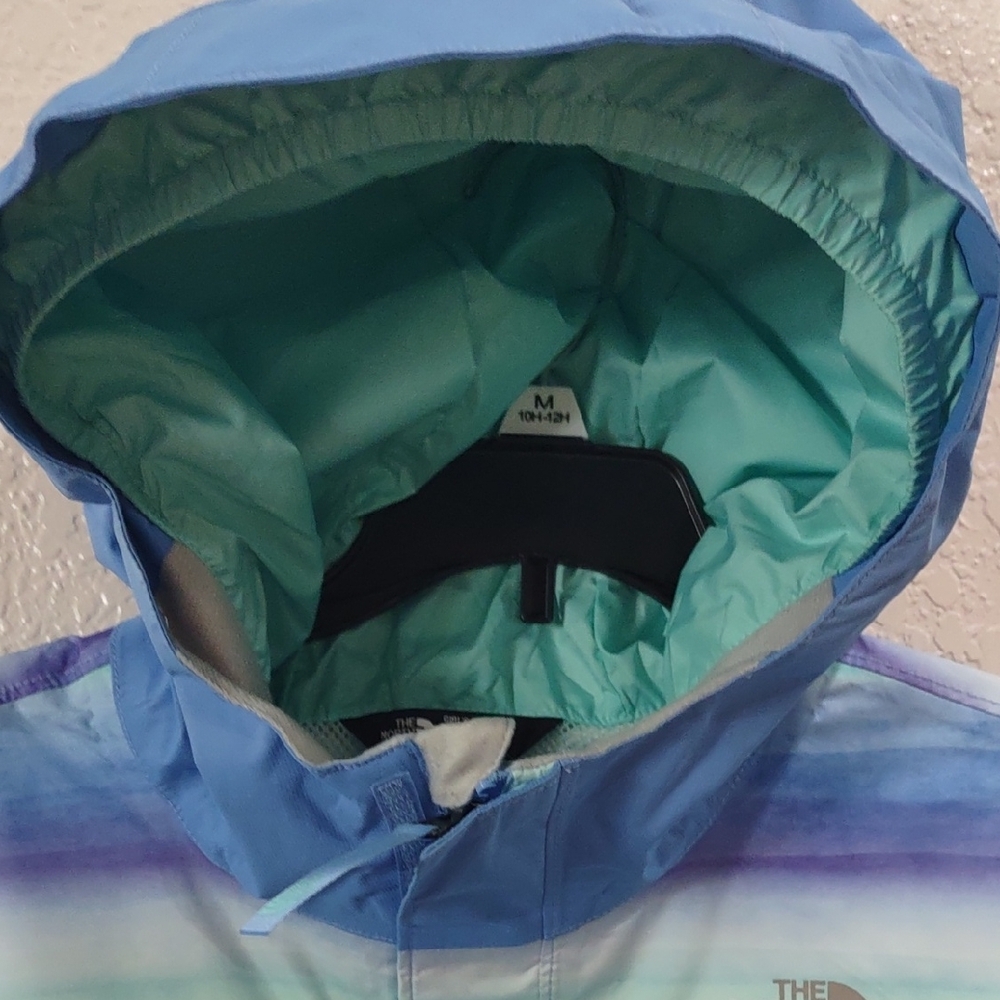 THE NORTH FACE Blue and Green Hooded Jacket - Picture 3 of 16